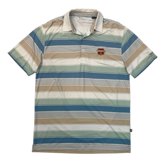 Southern Dunes Golf Club Polo Shirt Mens L Large Striped Saguaro Amateur Tourney - Picture 1 of 13